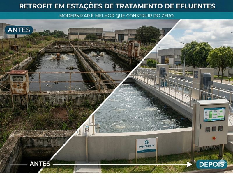 Retrofit em Estações de Tratamento de Efluentes: Quando modernizar é melhor que  construir do zero